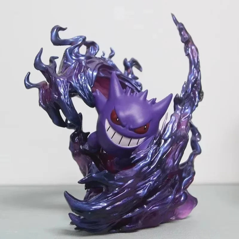 18cm Pokemon Gengar Figure, Anime Action Model Collectible Statue for Display, Halloween Christmas Birthday Gift