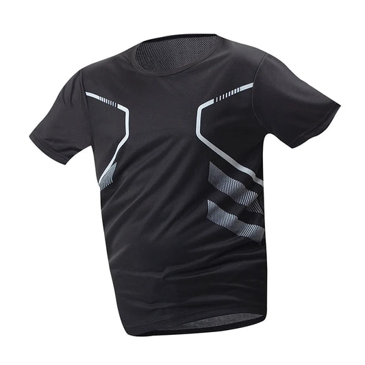 1/3/4 Pieces Summer Men's Printed Quick-drying Breathable Short-sleeved Plus Size Loose Sports Casual T-shirt Multicolor Choice