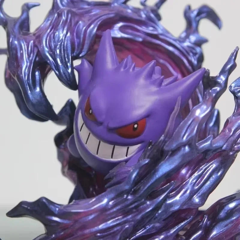 18cm Pokemon Gengar Figure, Anime Action Model Collectible Statue for Display, Halloween Christmas Birthday Gift