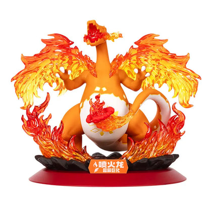 Pokemon Anime Action Figures Super Giant Charizard Eevee Genuine Collecting Figurines Pocket Monster Home Decorations Toys Gift